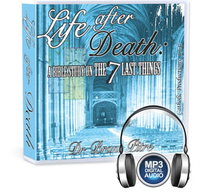 Dr. Brant Pitre takes you through the seven last things in this Bible study on CD: Death, Heaven, Hell, Purgatory, Final Judgment, Resurrection, and the New Creation
