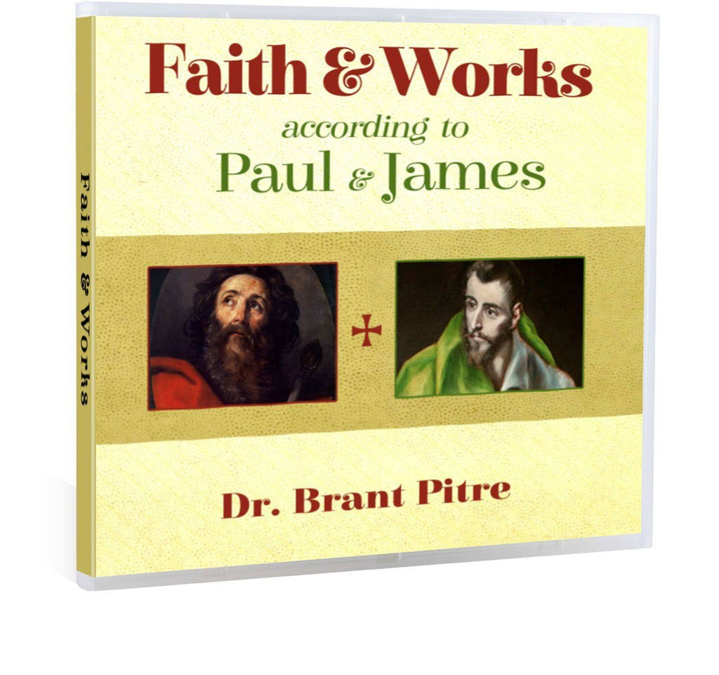 Brant Pitre presents a Bible study on the topic of Faith and Works as found in the writings of St. Paul and St. James CD