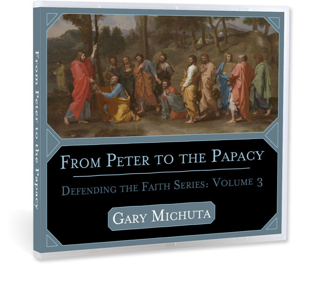 A Catholic Bible study on the papacy and first Pope, Saint Peter, as the rock upon which Jesus built his Church CD