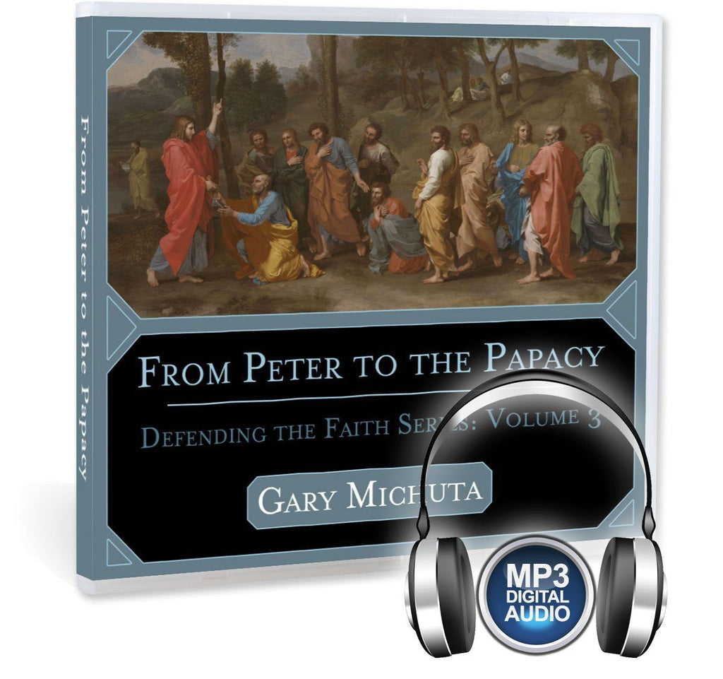 A Catholic Bible study on the papacy and first Pope, Saint Peter, as the rock upon which Jesus built his Church MP3