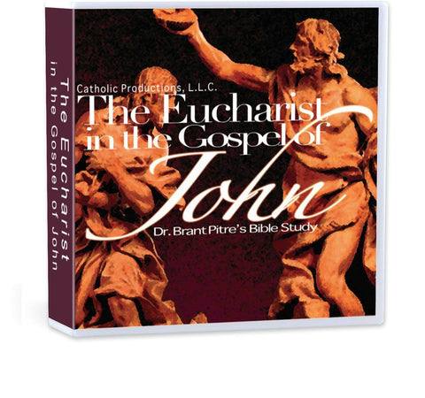 Explores how the Gospel of John ultimately points forward to and culminates in the giving of Jesus' body, blood, soul, and divinity to his disciples in the Eucharist (CD).