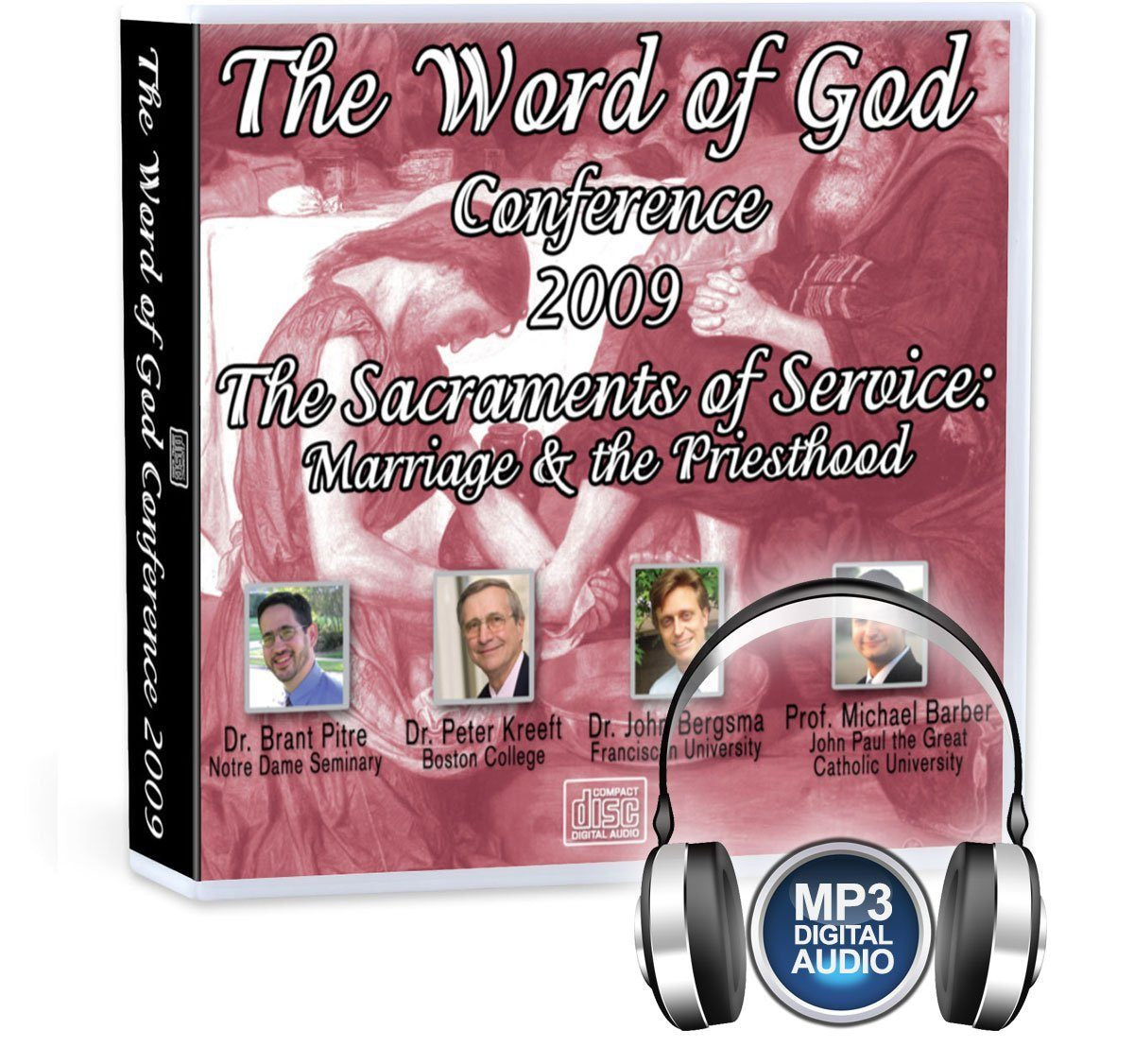 Discover the Biblical connection and complementarity of the two Sacraments of Service: Holy Matrimony and Holy Orders, with Drs. Brant Pitre, Peter Kreeft, John Bergsma and Michael Barber (MP3).